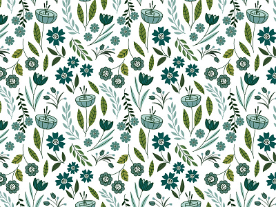 Wild flowers flowers pattern wild