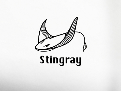 Stingray logo design brand branding design identity logo logo design logo mark logos vector vector logo