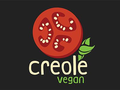 Creole Vegan Logo after effects animation brand branding design illustration logo motion graphics typography