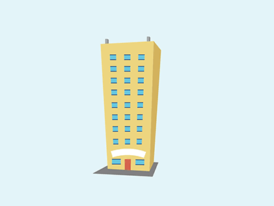 Building Animation animation building city gif hotel illustration skyscraper tower