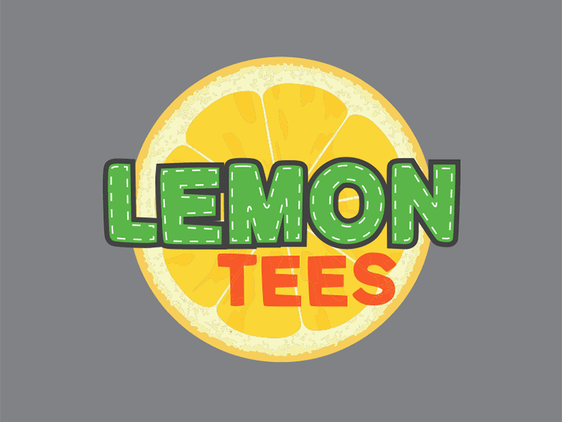 Lemon Tees Logo Animation animation apparel brand branding clothing design graphic graphics identity logo motion tshirt