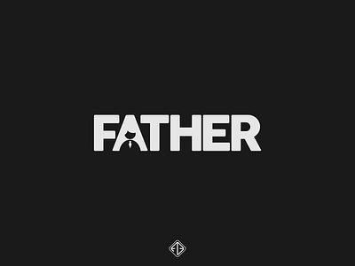 Father brand branding fatherlogo fathers day font design logo logo concept logodaily logodesign logodesigner logomark logos logotype logotype design logotype designer logotypedesign logotypes negative space negative space logo negativespace