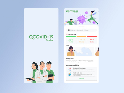 OCOVID-19 App app design covid19 mobile app mobile app design mobile ui ui