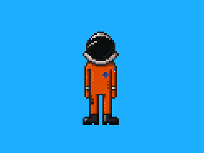 Pixelnaut astronaut pixel art space
