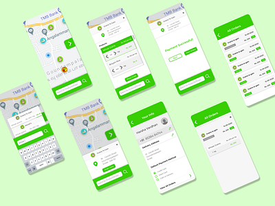 GreenGroc - Grocery Shopping App ecommerce grocery grocery app grocery shopping interaction design map mobile app neumorphism ui ui design uiux ux ux design