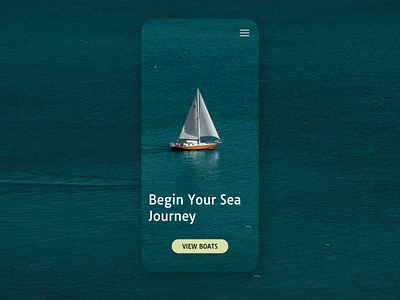 Boat Rental Service App Design Concept | TetchTech Studio app app design blue boats branding design figma graphic design mobile app ocean sea ui ux white