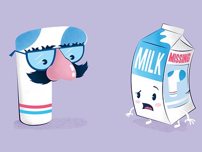 Milk fun illustrator milk missing