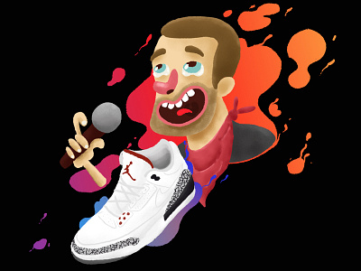 Jordan airmax illustration nike sneakerhead sneakers