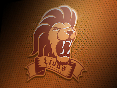 Lions concept harry potter logo sports