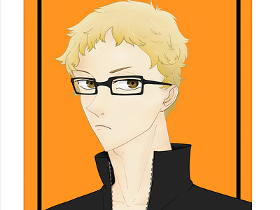 Tsukishima Kei commission open digital art fanart haikyuu