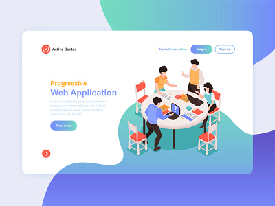 Active Center Landing Page