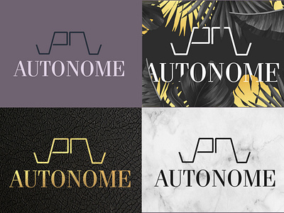 Autonome Logo autonome concept dailylogochallenge design illustrator luxurious luxury luxury logo minimal minimalism minimalist photoshop typography vector