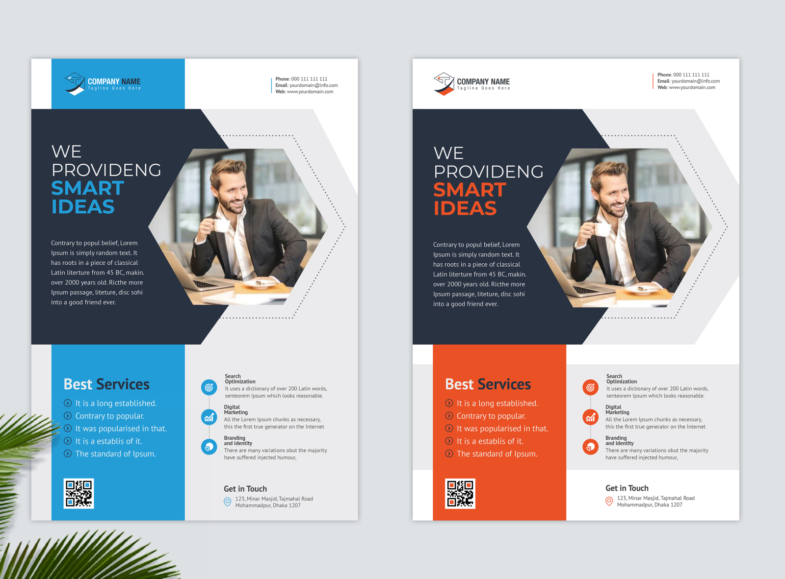 Corporate Flyer Design Template by Tahmina Begum on Dribbble