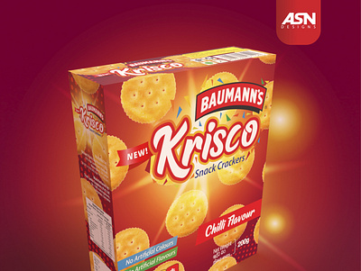 Krisco Snack Crackers package package design packaging packaging design