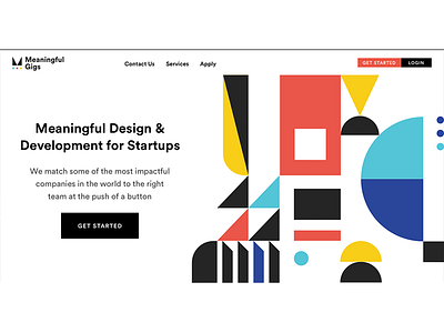 Meaningful Design - Development for Startups design digital agency illustration interaction interface ui