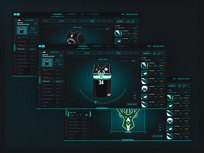 Dashboard Design for NBA NFT Project dashboard design digital agency illustration interaction interface logo nba nft nft designer sports ui user interface