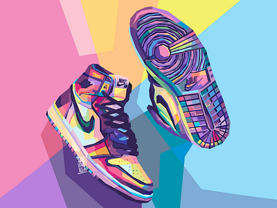 NIKE JORDAN 1 by Triyas isa on Dribbble