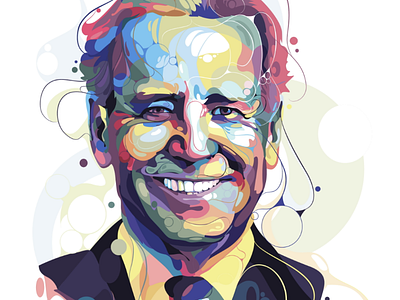 Joe Biden adobe colorful commissions fullcolor illustration liquid political portrait poster vector vectorart vectorillustration