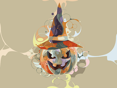 🎃 brand colorful commissions cover album design digitalart fullcolor graphicdesign halloween halloween art illustration illustrator liquid logo october popart vector vectorart work