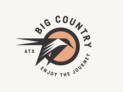 Big Country austin bird flight fly food logo sun swallow texas travel