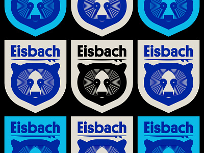 Eisbach badge bear board brooklyn new shield surf surfing wave york