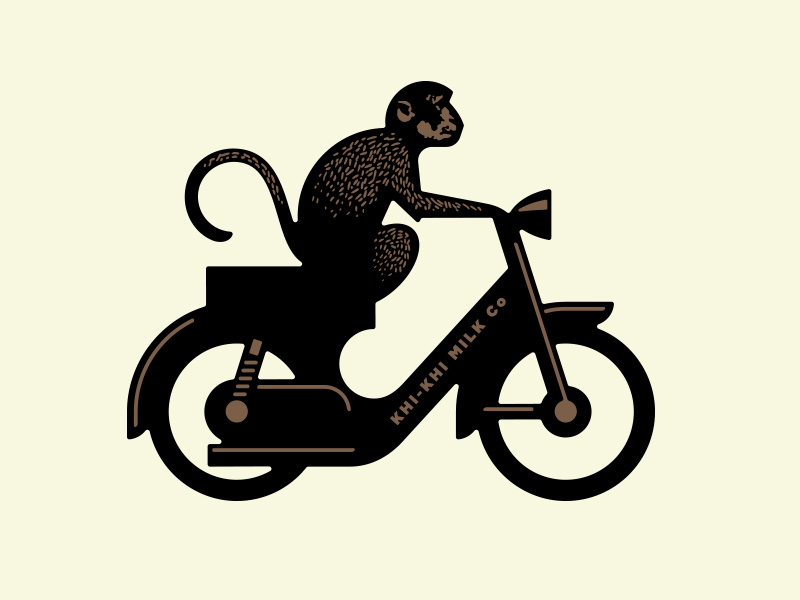 Khi-Khi Milk Co. pt. II milk monkey scooter coffee