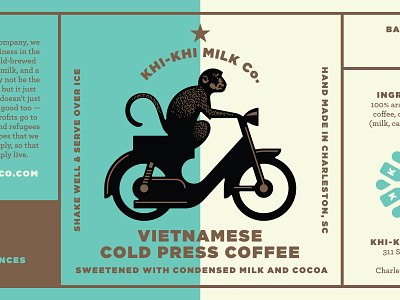 Khi Khi Milk Co. pt. III chimp coffee monkey motorcycle scooter