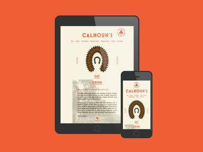 Calhoun's pt. III horse ipad iphone site web wreath