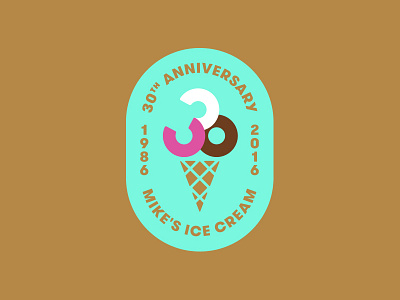 Mike's Ice Cream anniversary cone cream ice oregon