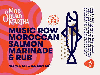 Mod Squad Martha pt. II bottle fish food guitar label marinade morocco pick salmon