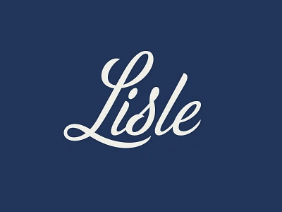 Lisle apparel fabric script