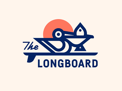 The Longboard pt. XII bird fish pelican restaurant sun surf surfboard