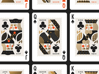 USPS pt. X cards club crown deck heart jack king queen spade
