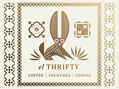 El Thrifty butterfly carolina cocktail coffee food leaves mexican mexico palm rabbit restaurant