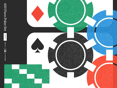 Fun & Games cards chips diamond game money packaging poker spade