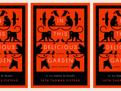 In This Delicious Garden bird book cover crow horse monkey raven