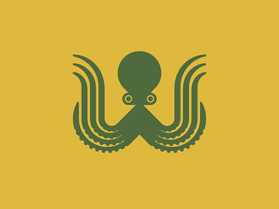 W fish ocean octopus
