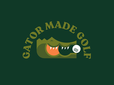Gator Made Golf alligator ball golfer mouth swamp teeth