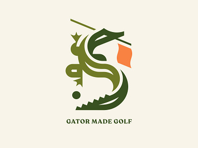 Gator Made Golf pt. II alligator club flag hole tail