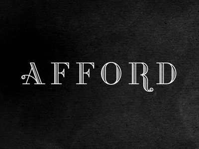 Afford pt. III