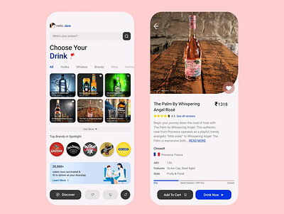 Liquor Delivery app design dribble liquor liquor delivery ui uidesign