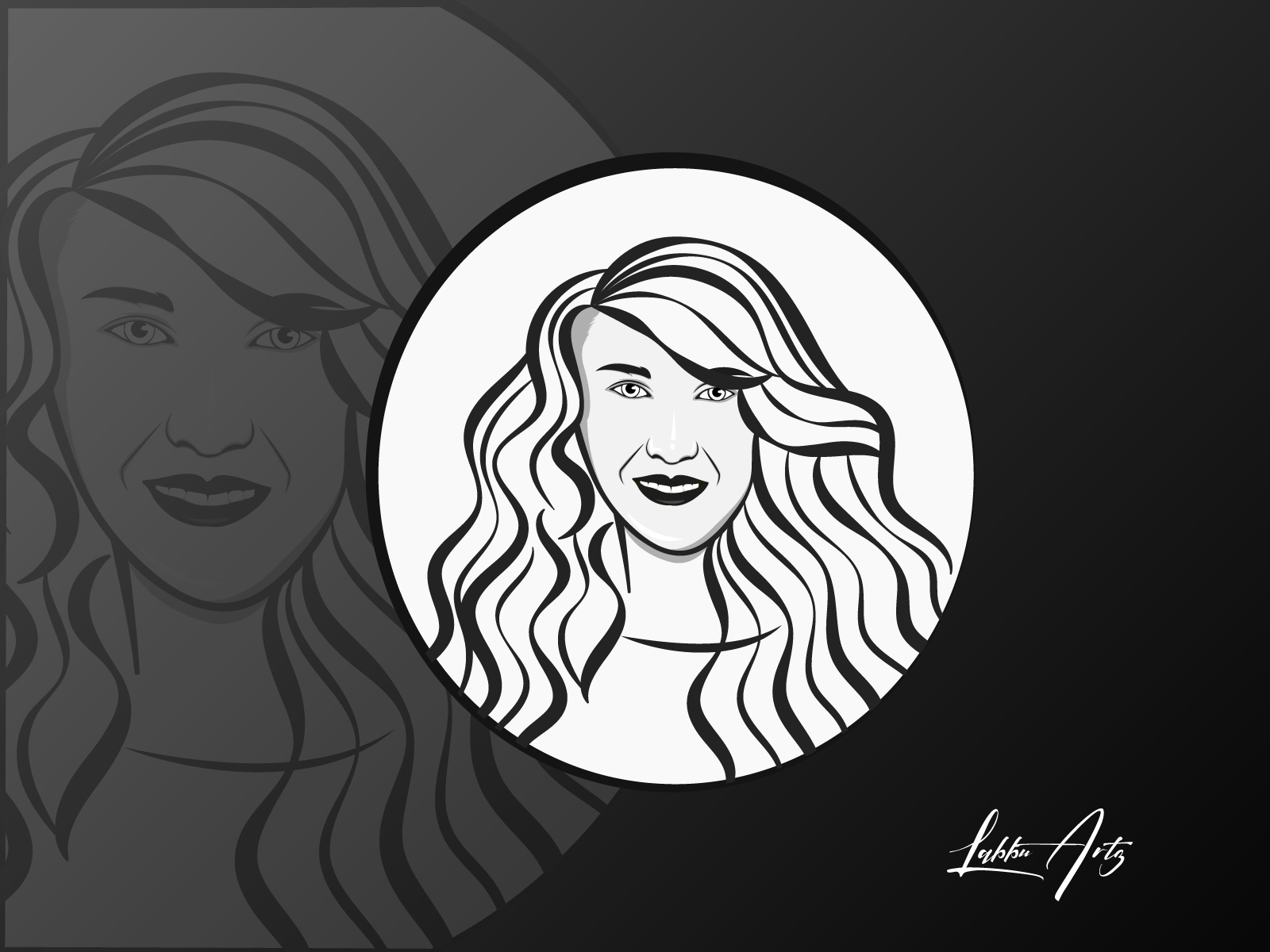 Line Art Style Cartoon In Adobe Illustrator Cc By Yeasin Hossain On Dribbble