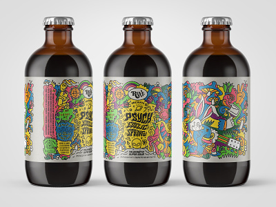 Beer Label II beer branding color craft beer icon illustraion illustration lettering texture type wip
