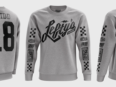 Type apparel leftys garage sweatshirt type