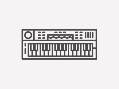 Keyboard 80s icon keyboard