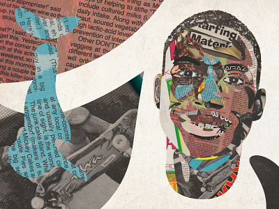 Collage IV art collage illustration ishod magazine skateboarding thrasher