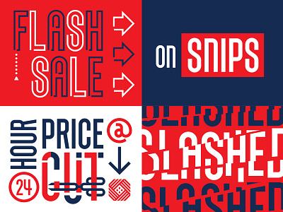 SNIPS display font type typeface