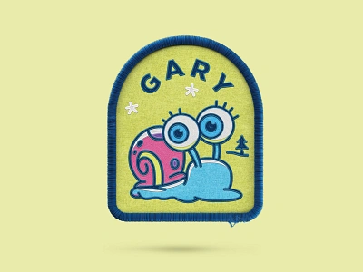 SpongeBob badge gary nickelodeon patch spongebob spongeontherun