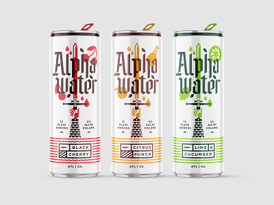 Hard Seltzer Packaging alpha water hard seltzer labels new realm brewing company shepherd