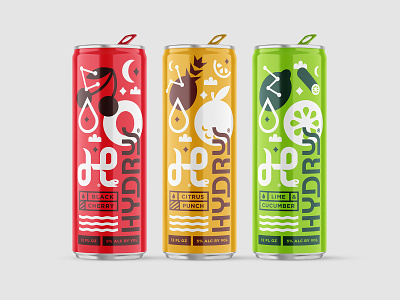 Hard Seltzer Packaging alpha water can label new realm brewing company packaging shepherd